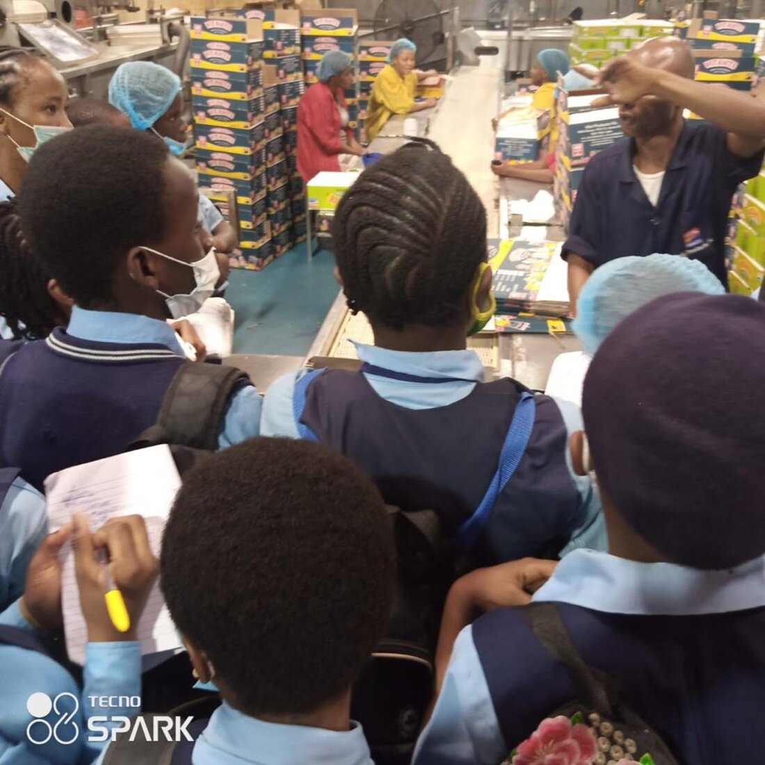 Adetola junior secondary students on an educational excursion